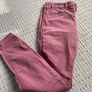 Free people burnt red jeans size 28